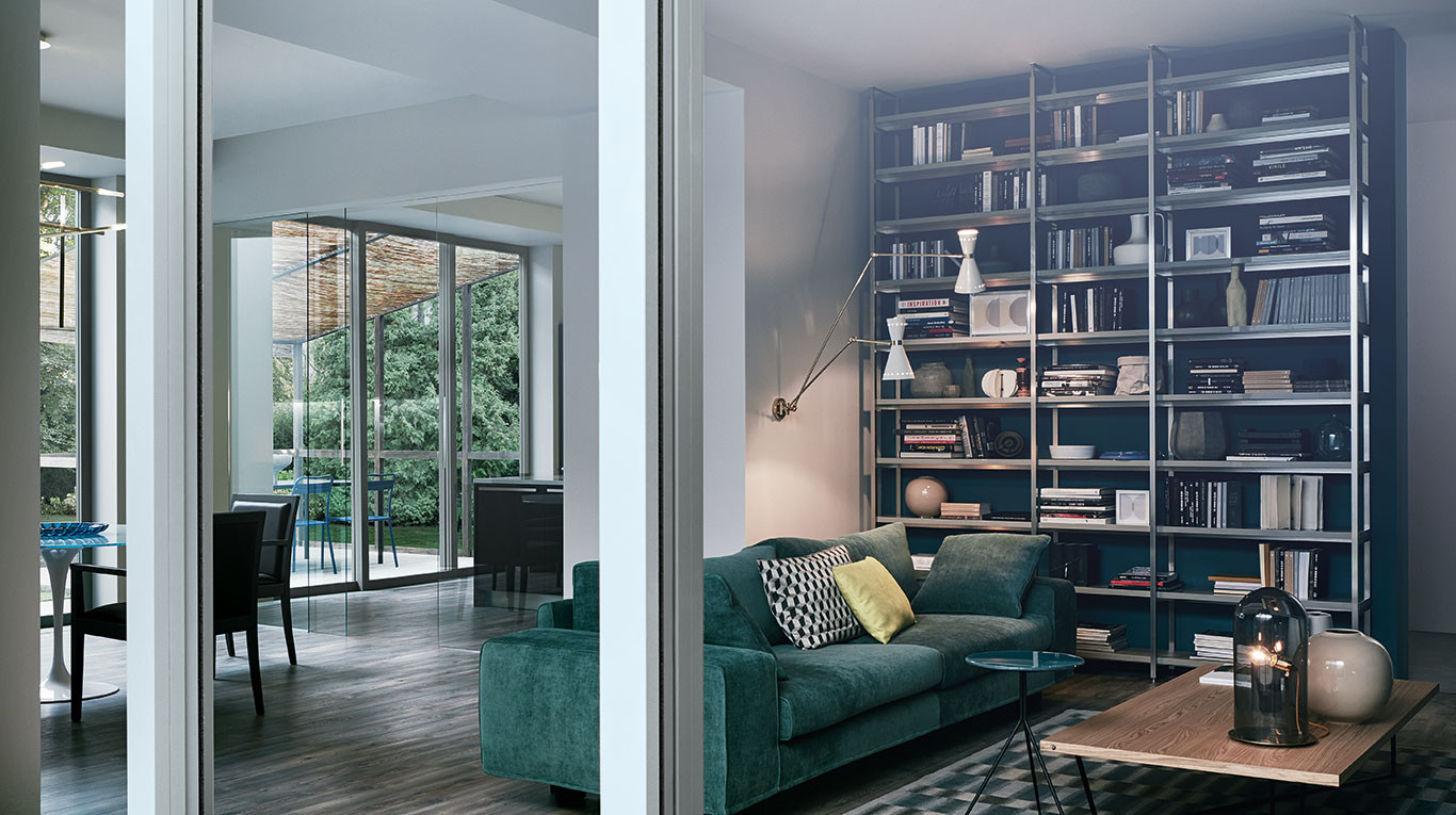 Tribeca finitura acciaio, Grigio Bistro 700