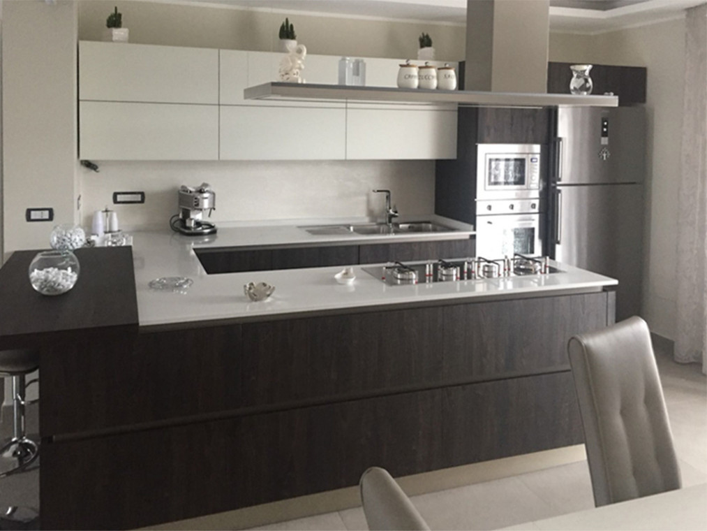 The project of Manuela&Nicola | Kitchen: Oyster