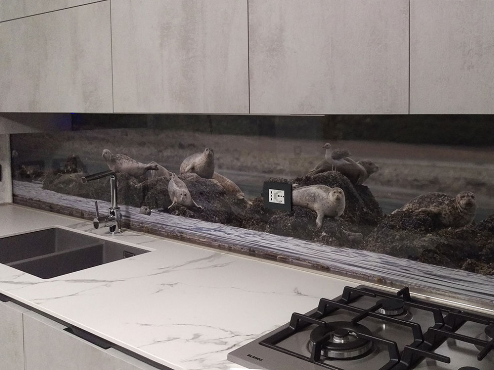 故事 Barbara&Cristian | 厨房: Oyster Decorativo