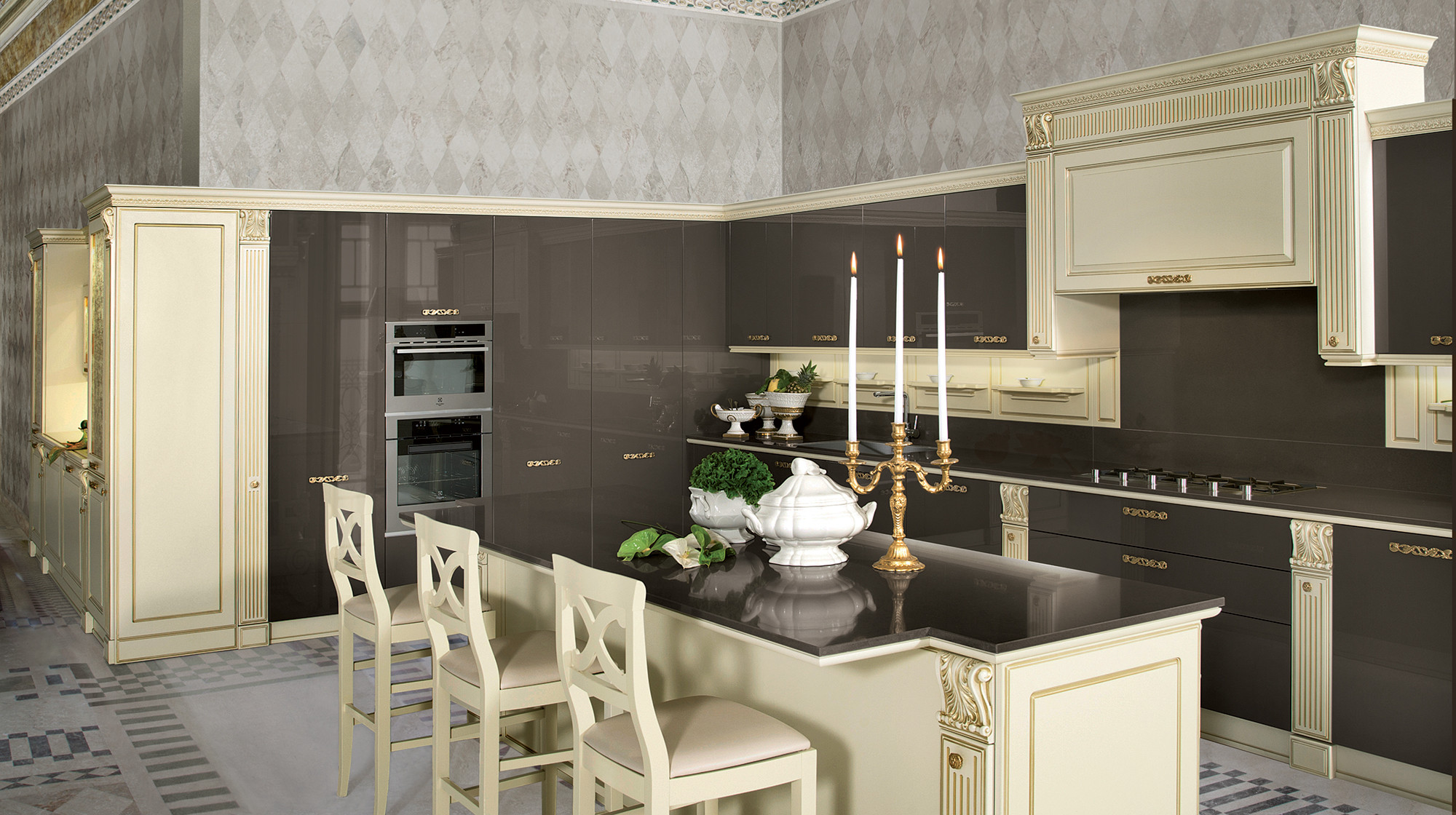 Mirabeau Chantilly 3SB / Marrone Oliva 496