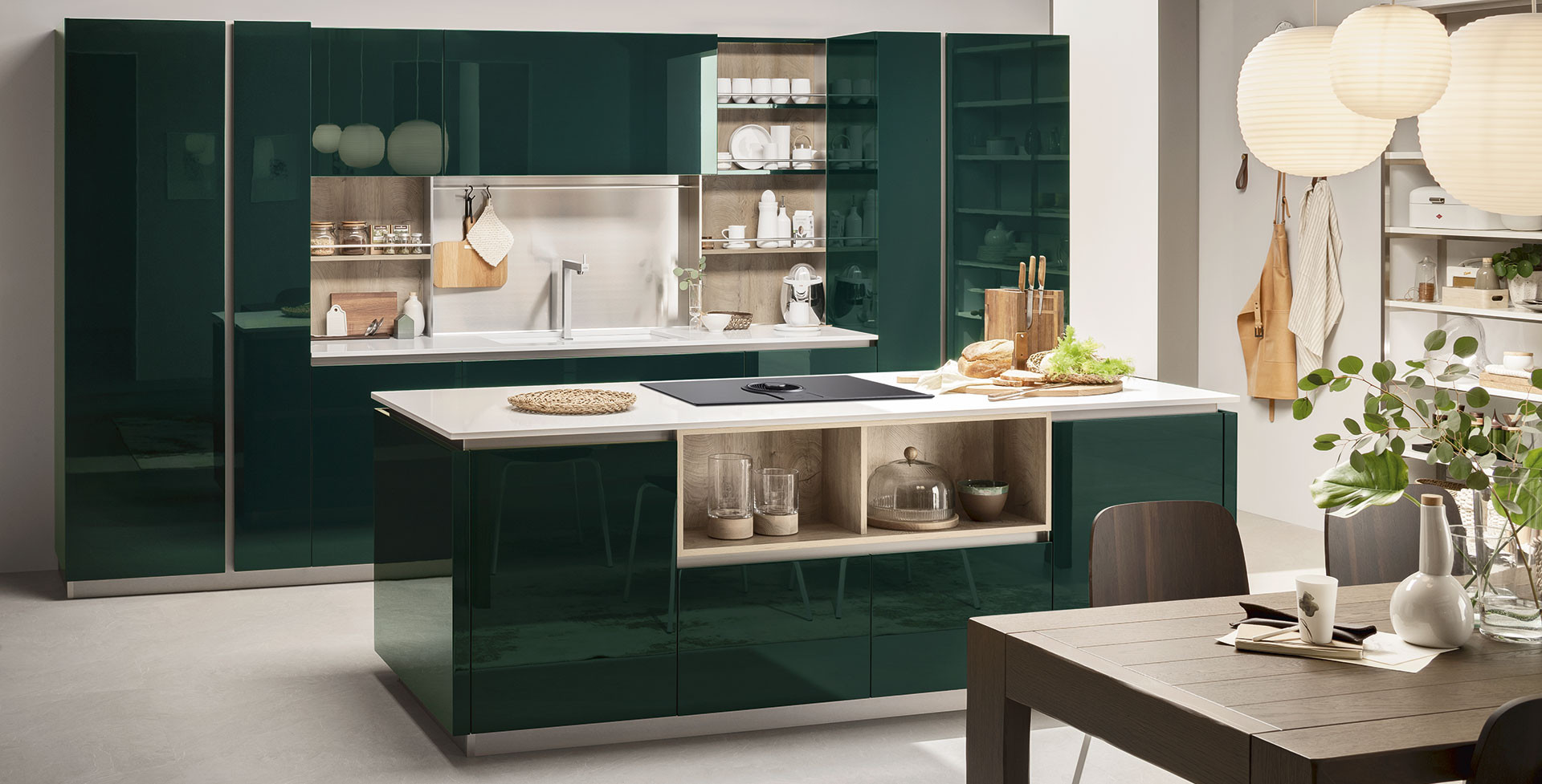 Lounge Shellsystem Laccato Verde Alpi 853