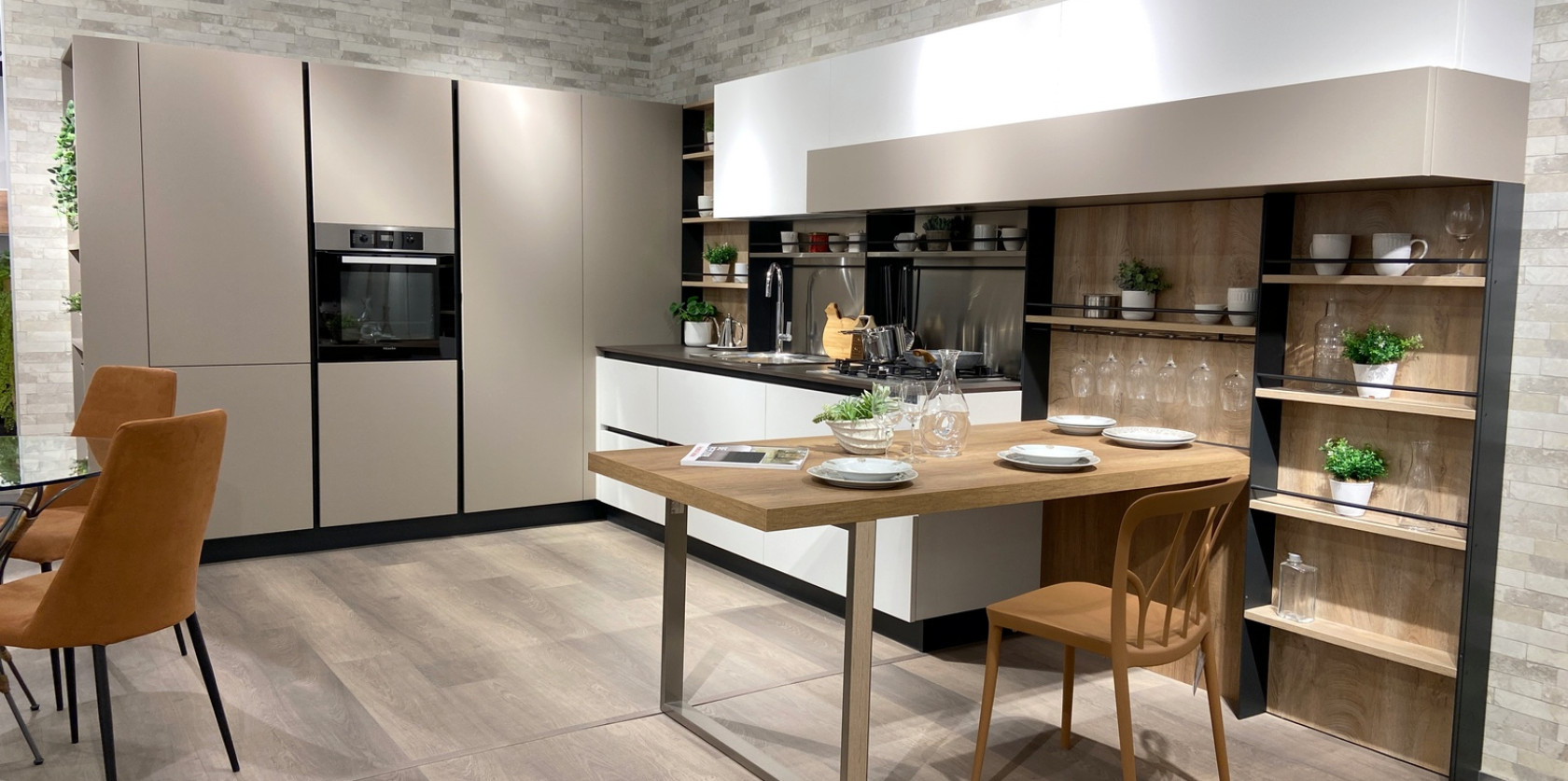 Cucina Oyster decorativo silk