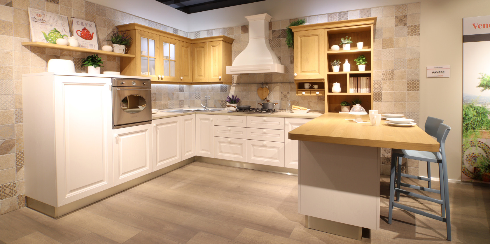 Cucina Pavese bianca