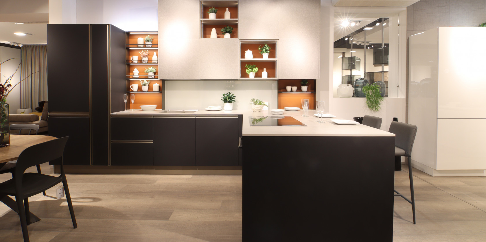 Cucina Start Time Presa laccata nera