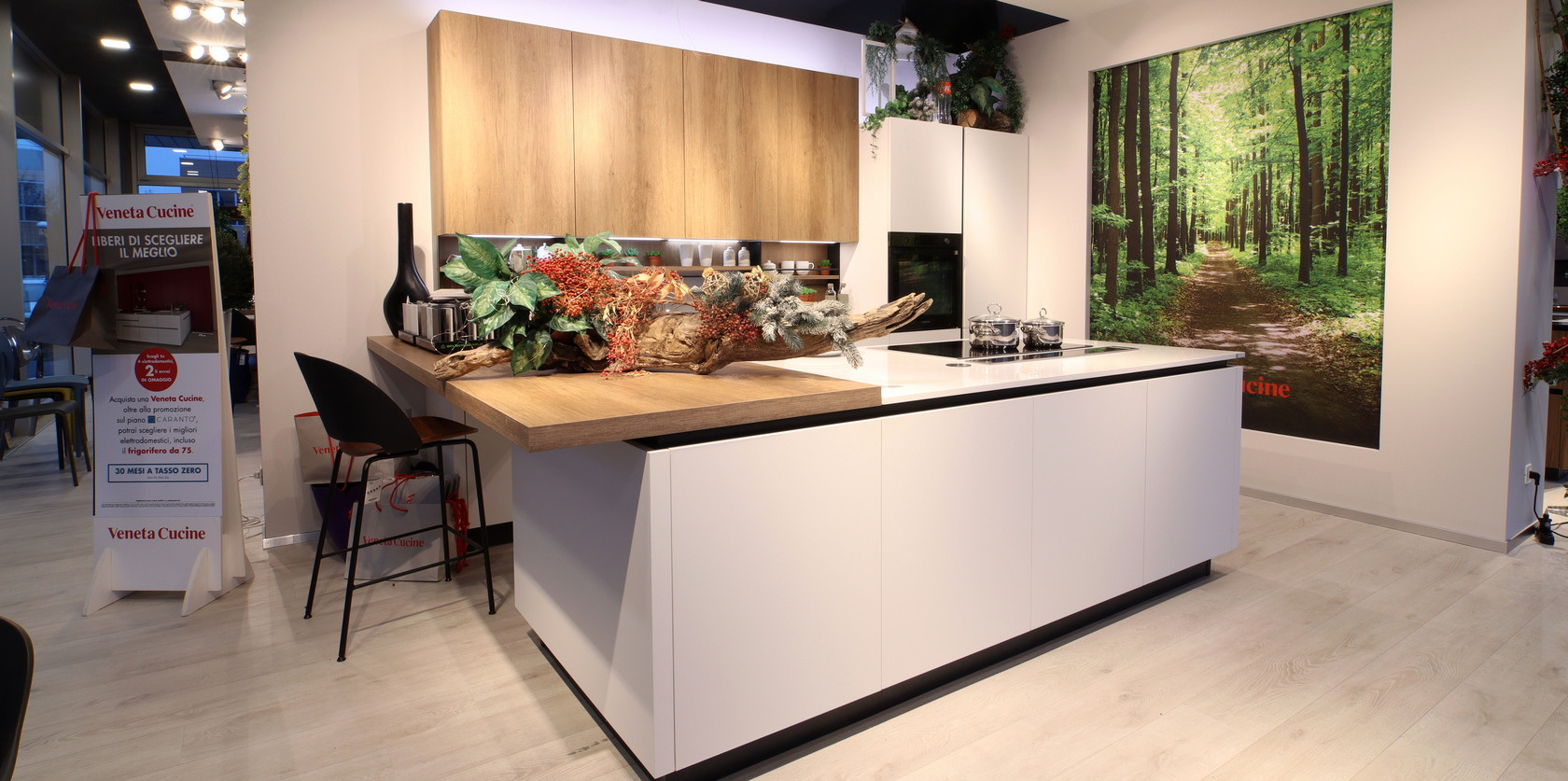 Cucina Oyster silk bianco neve