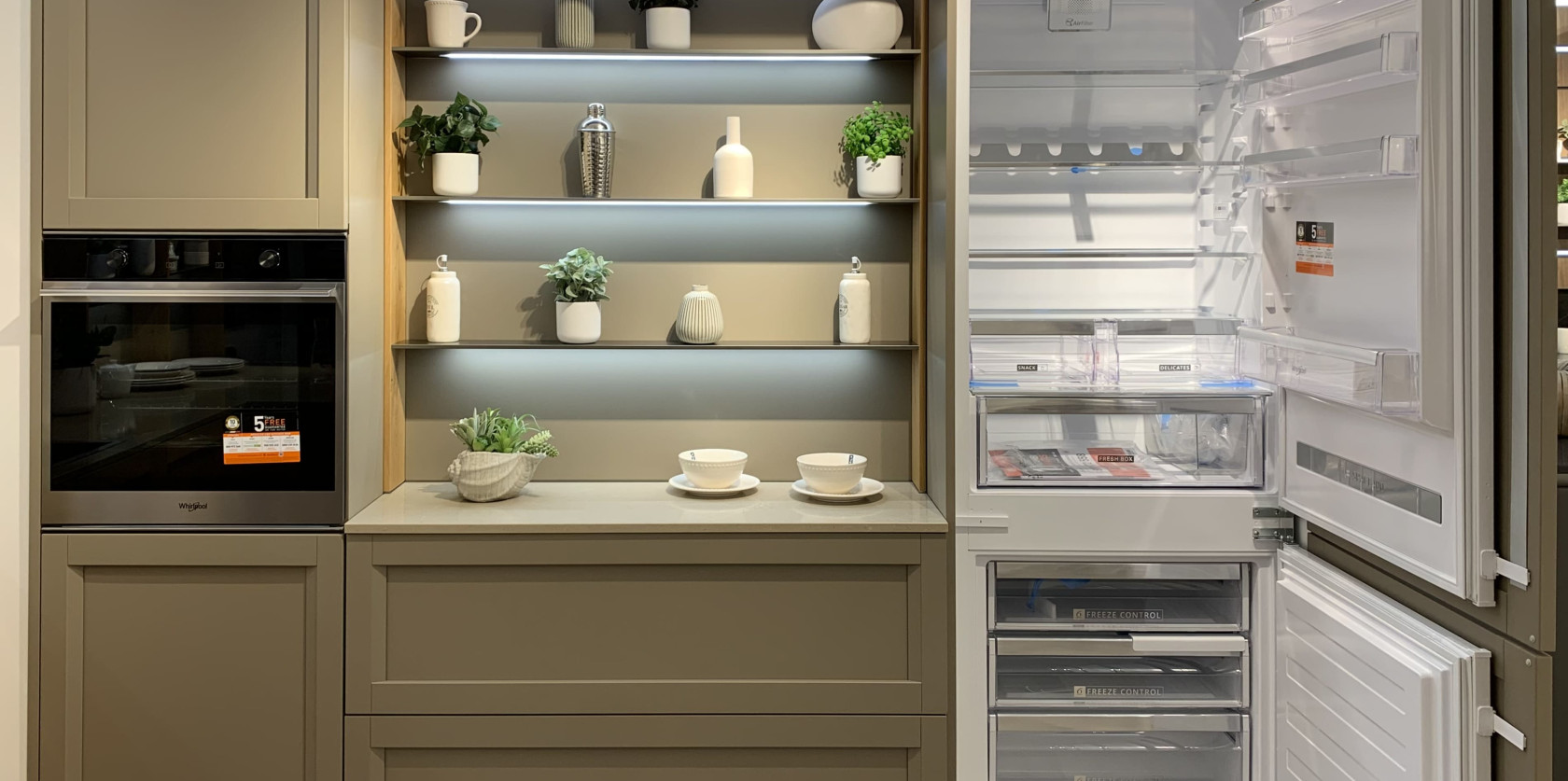 Cucina con penisola modello MILANO