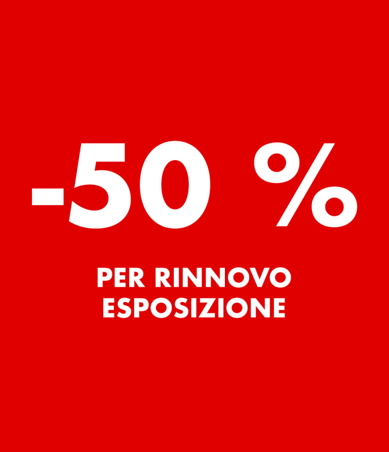 SCONTI DEL 50 %