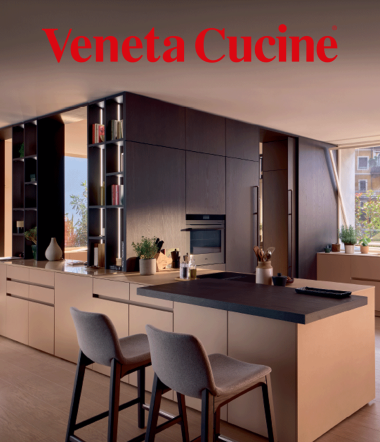 VENETA CUCINE CON LUXELT, Cucina di Veneta Cucine con barra…