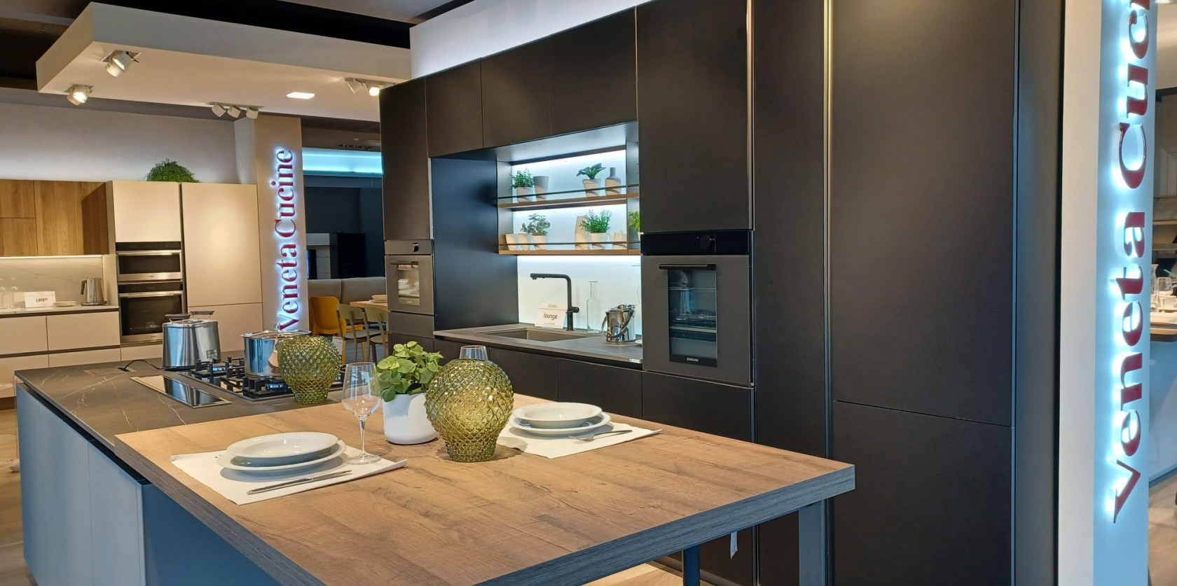 Mod. Lounge vetro - nero opaco