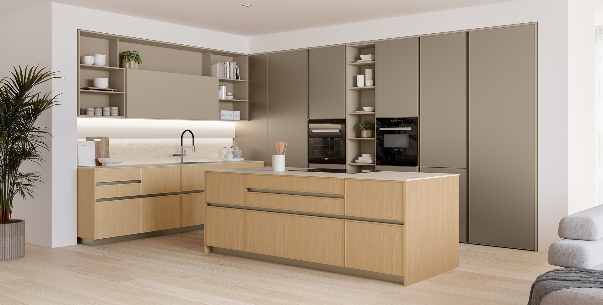 Sakura 4L Rovere Ikebana 915, Iconica laccato opaco Alabastro A16