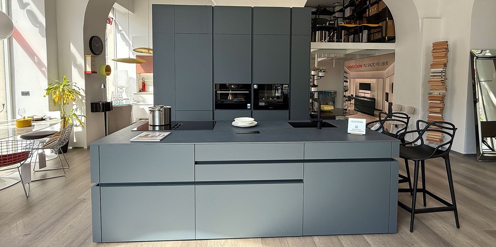 Cucina con isola Iconica