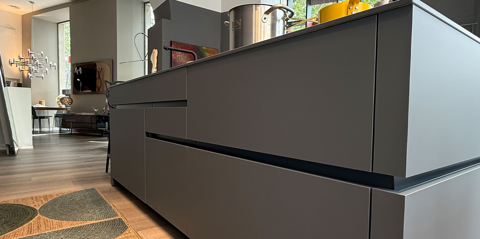 Cucina con isola Iconica