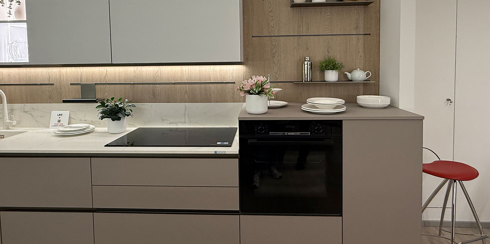 Cucina lineare Oyster Pro