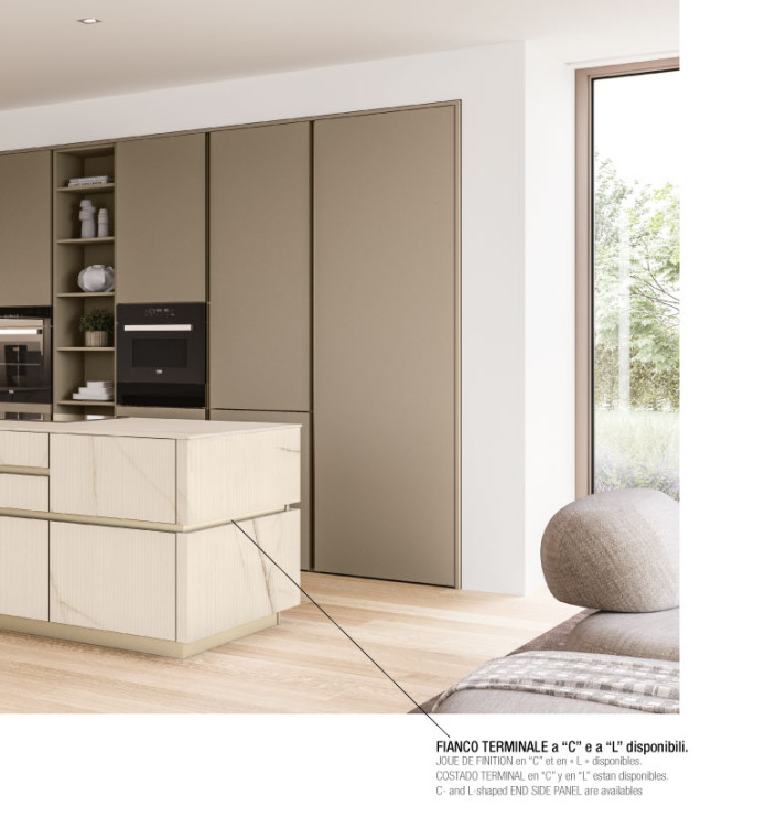 C- and L-shaped END SIDE PANEL are availables