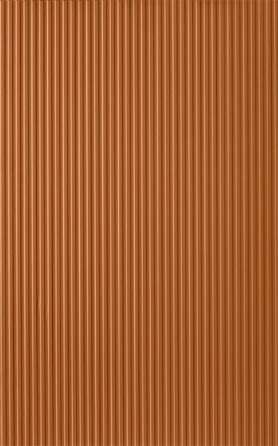 Arancio Brick Canneté Laccato Opaco