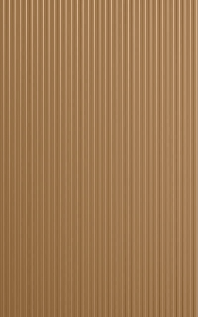 Bronzo Canneté Laccato Finitura Metallo Liquido