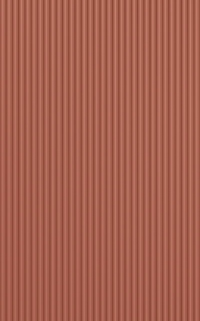 Terracotta Canneté Laccato Opaco