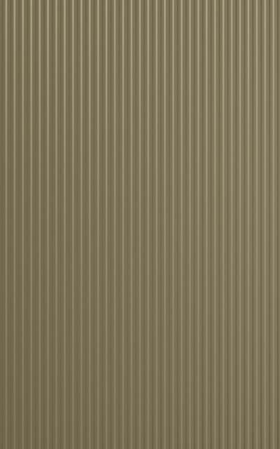 Verde Foglia Canneté Laccato Finitura Metallo Liquido